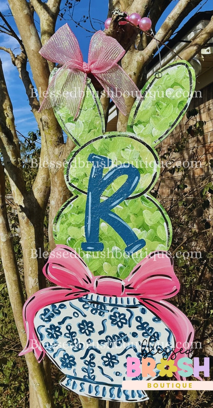 Easter | Chinoiserie Bunny Planter