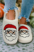 White Christmas Santa ClausePlush Slippers